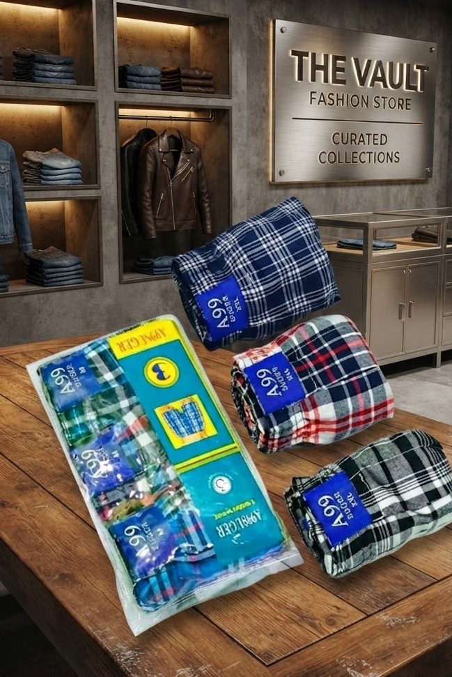 BOXER CHITENGE/CHECKED MATERIAL EACH